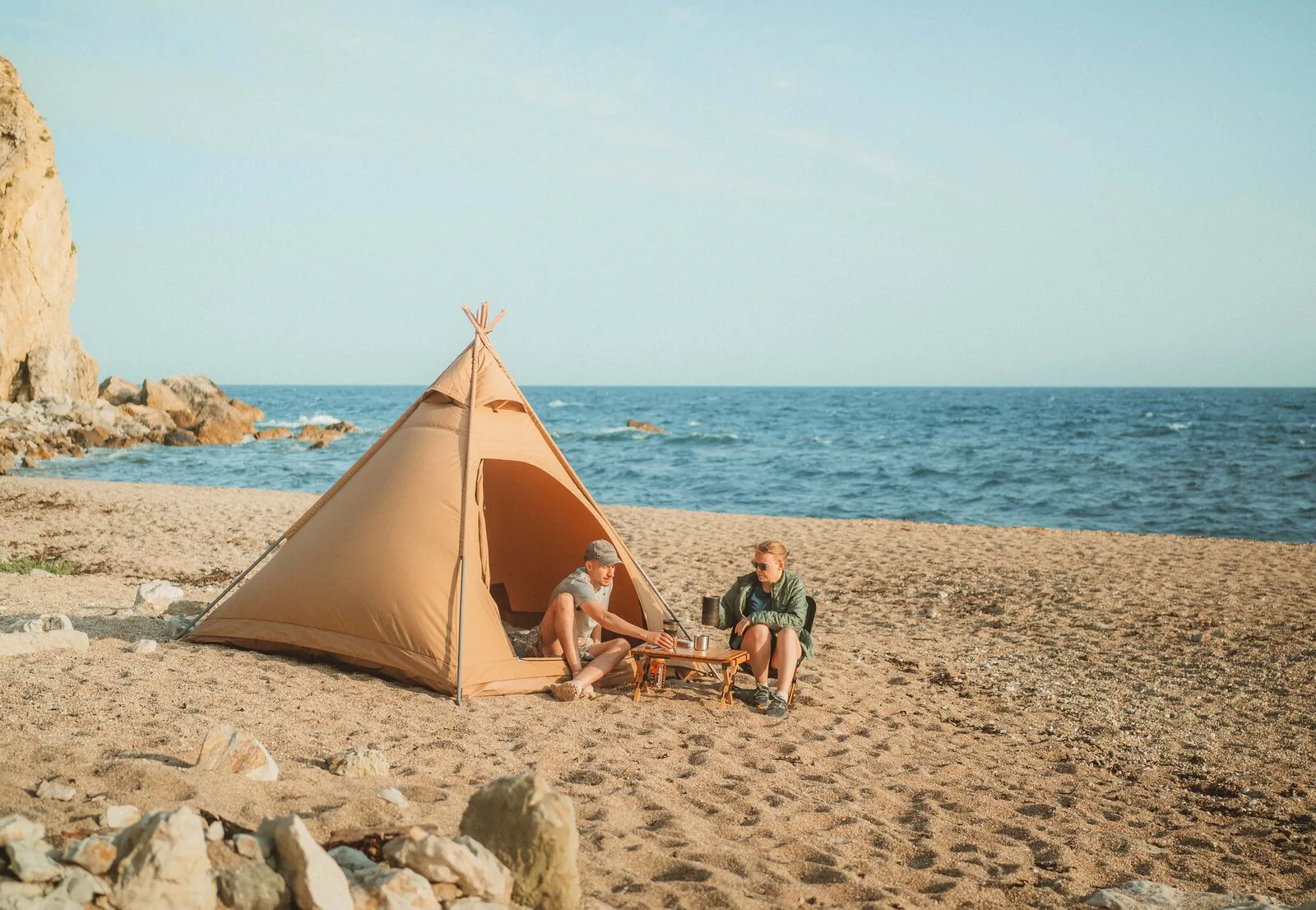 Oryx — tente tipi compacte en toile de coton