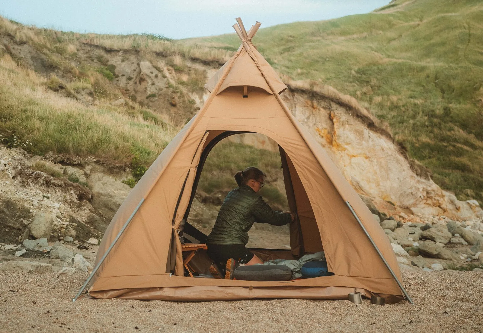 Oryx — tente tipi compacte en toile de coton